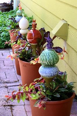 Flower Pot Finials