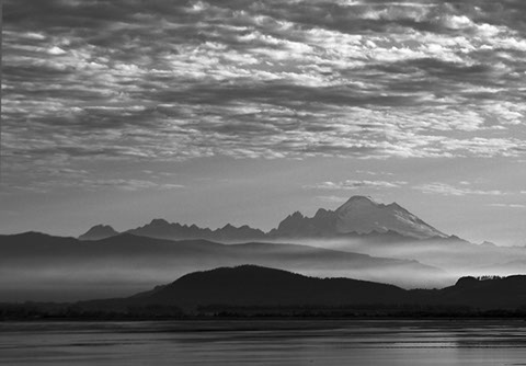 Foggy Mount Baker - Mark Dodge